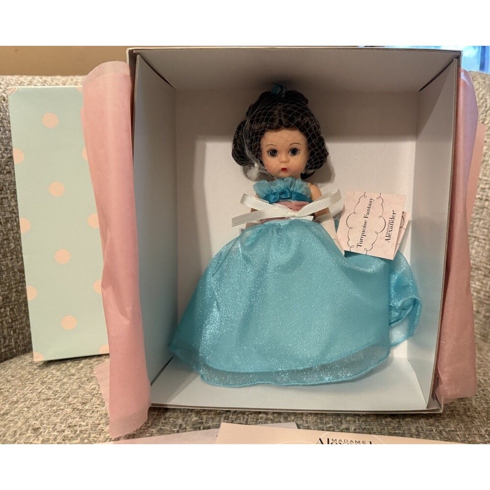 Rare! Madame Alexander Turquoise Fantasy Doll 2002 New In Box
